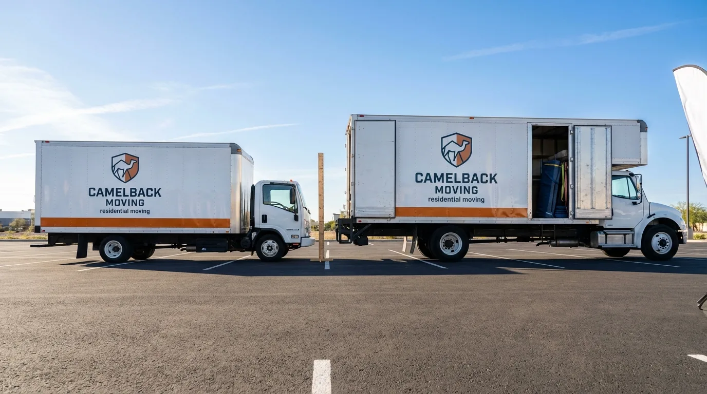 Moving truck size capacity guide in Coal Valley